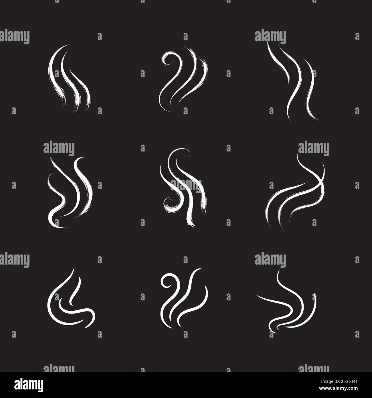 Smoke Vector icon design illustration Template Stock Photo - Alamy