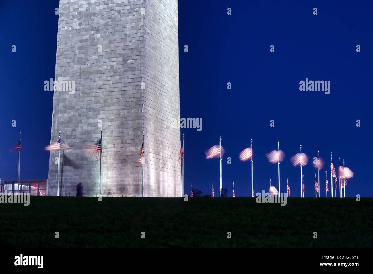 The Washington Monument on the National Mall in Washington, D.C. Stock Photo
