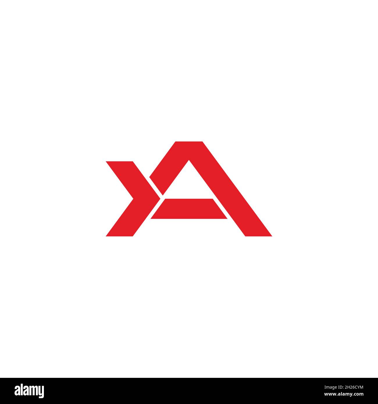 letter a arrow motion geometric simple logo vector Stock Vector