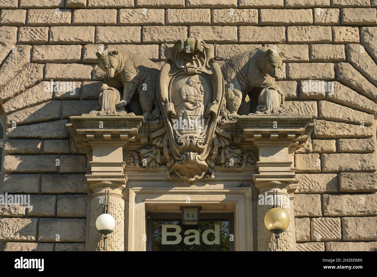 Baerwaldbad, Baerwaldstraße, Kreuzberg, Berlin, Deutschland Stock Photo