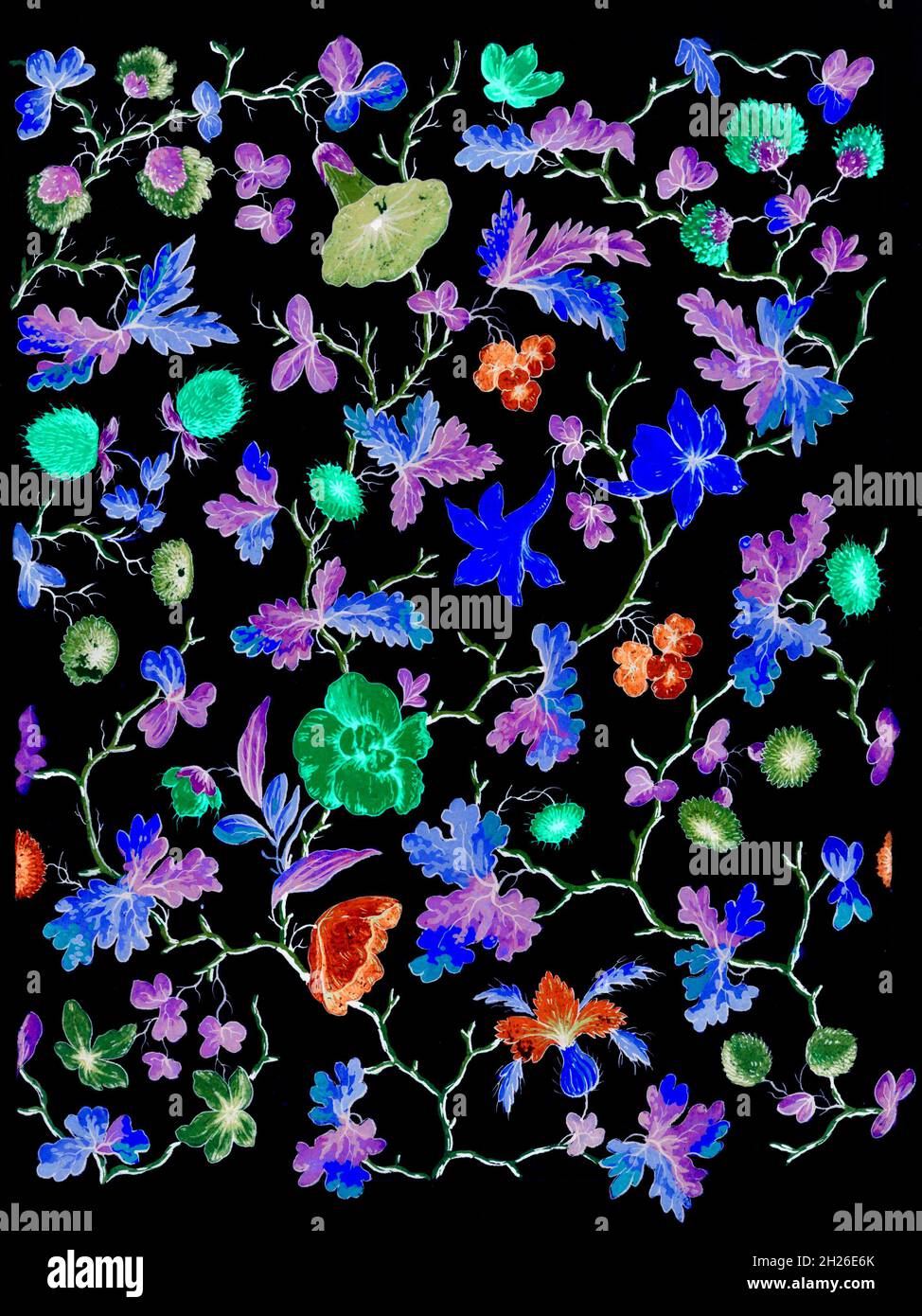 Vintage floral designs hi-res stock photography and images - Alamy