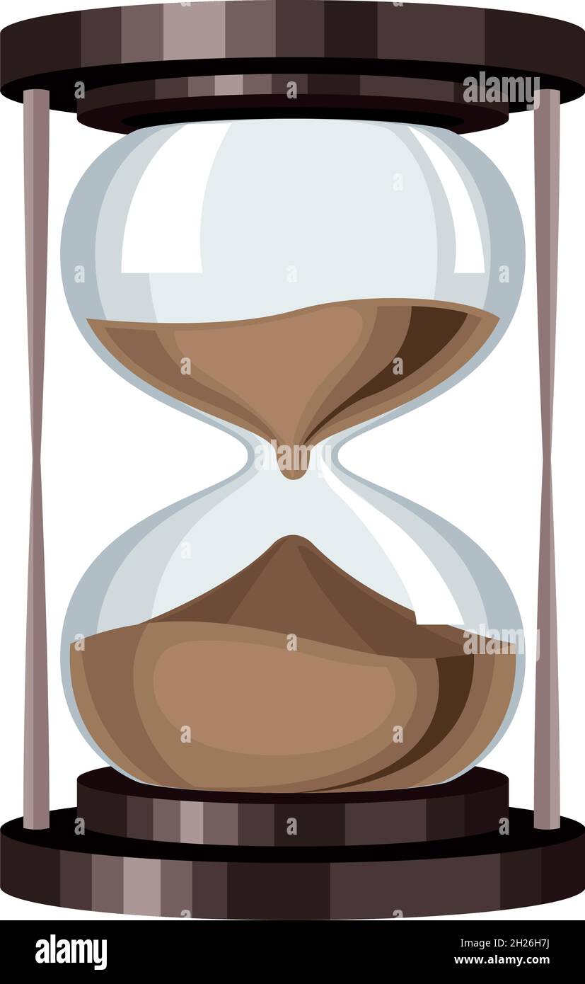 retro timer hourglass Stock Vector Image & Art - Alamy