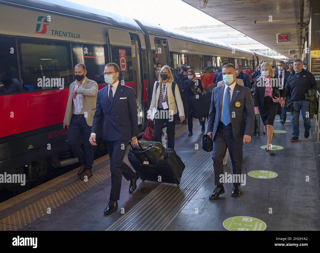 Turin, Italy on October 19, 2021. Crownprince Victoria and Prince