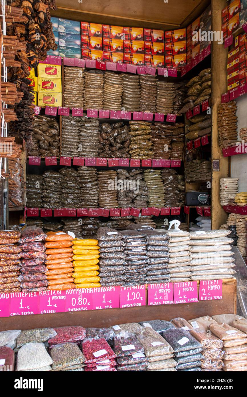 Public market spices hi-res stock photography and images - Alamy