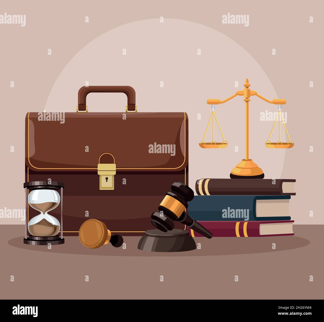 portfolio and law icons Stock Vector Image & Art Alamy