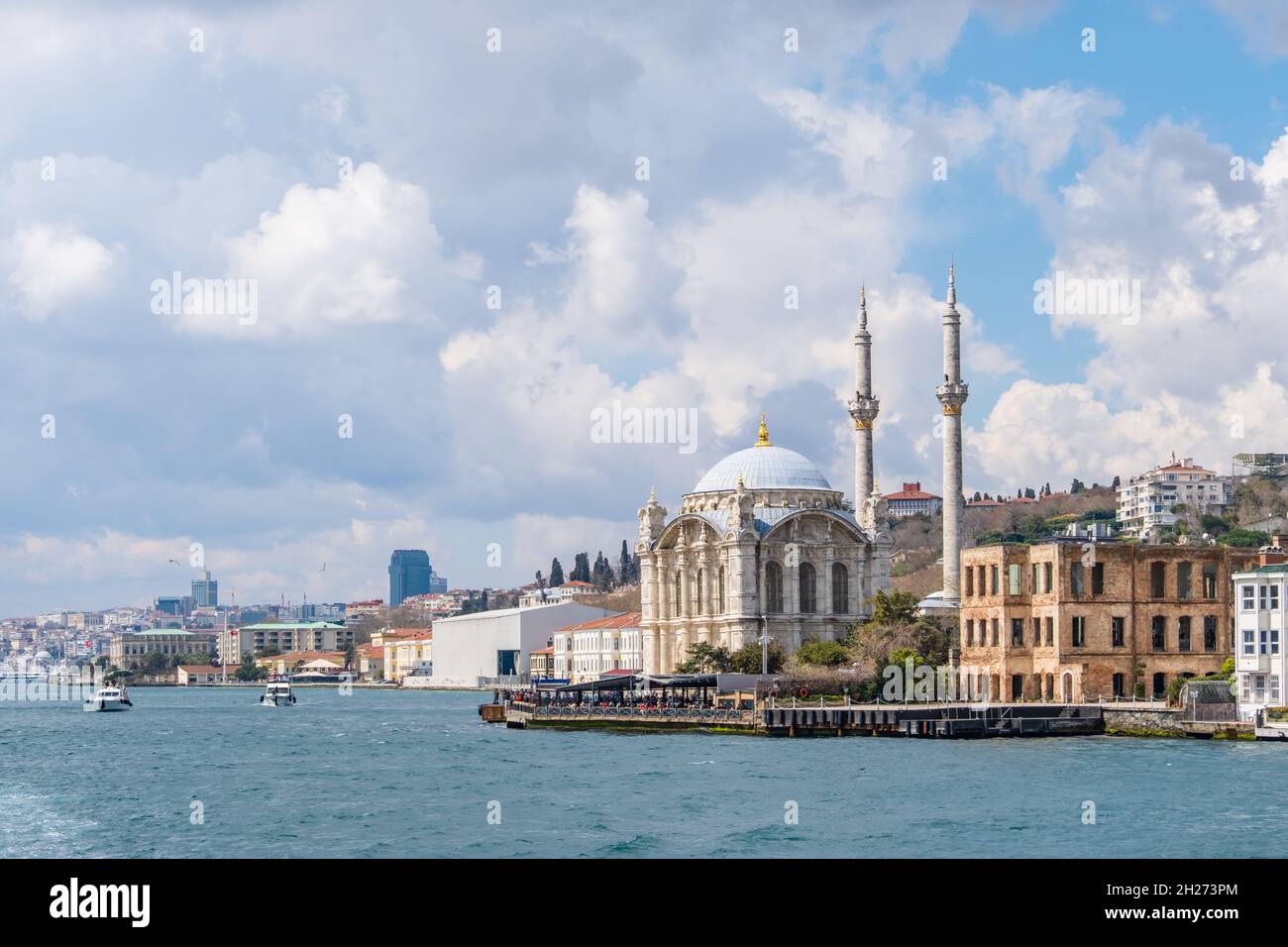 ortakoy-mosque-on-bank-of-bosphorus-istanbul-turkey-stock-photo-alamy