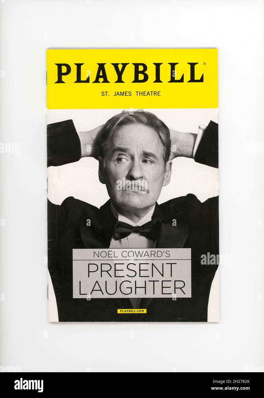 'Present Laughter' Broadway Theatere Playbill, NYC Stock Photo