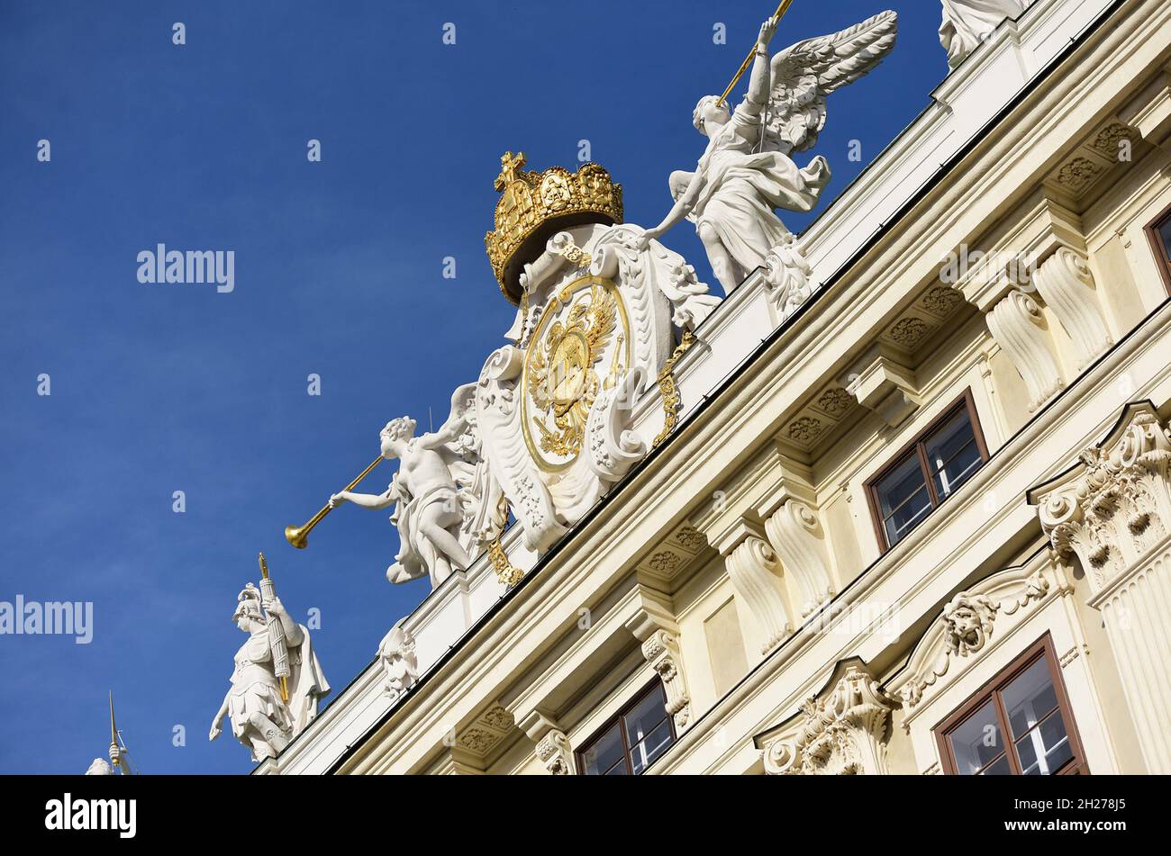 Hofburg in Wien - Sitz der Präsidentschaftskanzlei Stock Photo