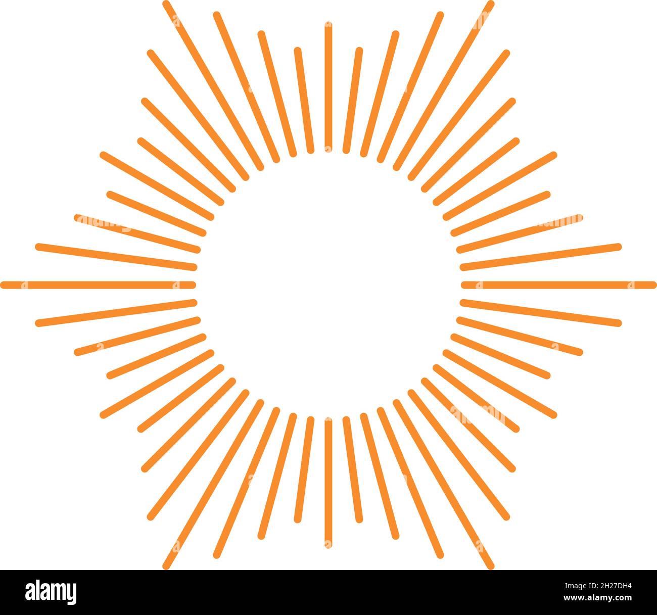 Sunburst icon. Star light rays blast effect Stock Vector Image & Art