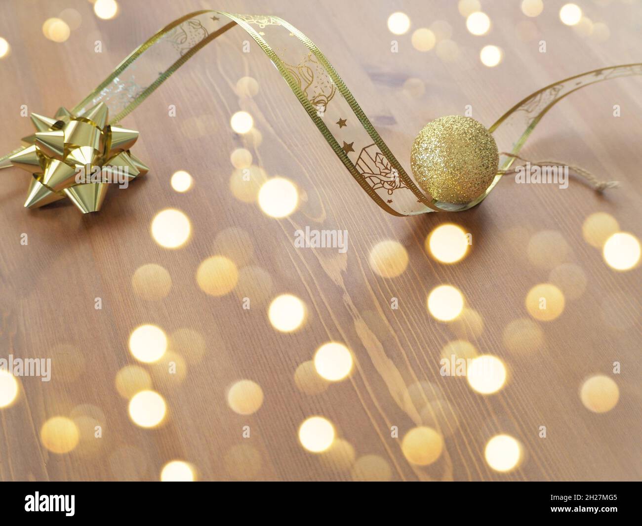 Merry Christmas Images In Gold And Silver 2022 Festive Background With Merry Christmas And Happy New Year 2022 Greeting  Card With Christmas Decoration Stock Photo - Alamy