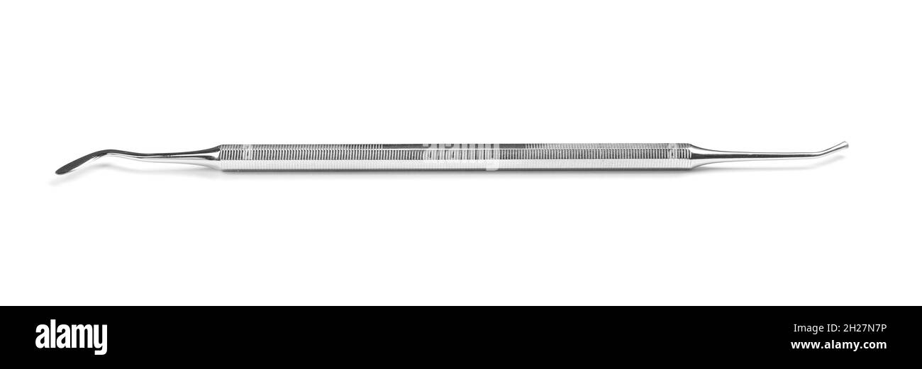 Dental instrument on white background. Medical tool Stock Photo Alamy