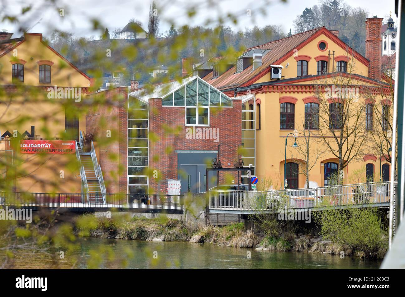 Oberösterreichische Landesausstellung 2021 im Museum Arbeitswelt in Steyr, Österreich, Europa - Upper Austrian Provincial Exhibition 2021 in the Museu Stock Photo