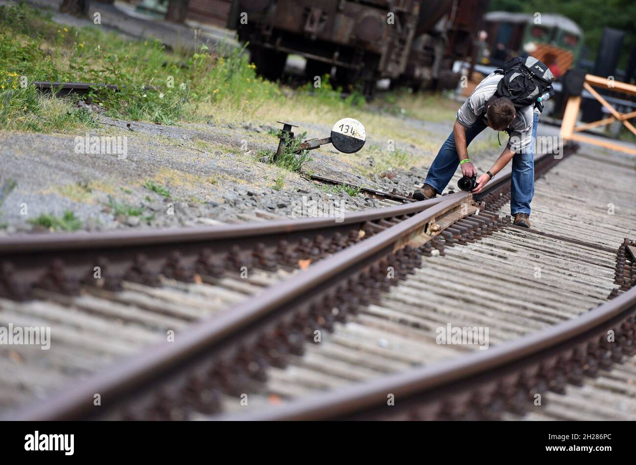 Landschaftspark Duisburg-Nord rund um ein stillgelegtes Stahlwerk