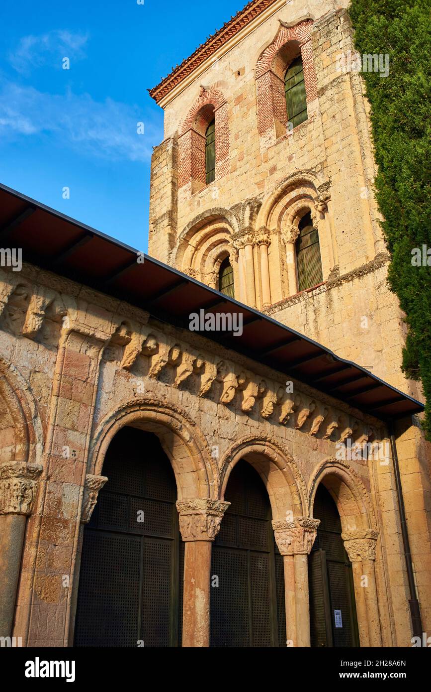 San Juan de los Caballeros church. Segovia, Castile and Leon, Spain. Stock Photo