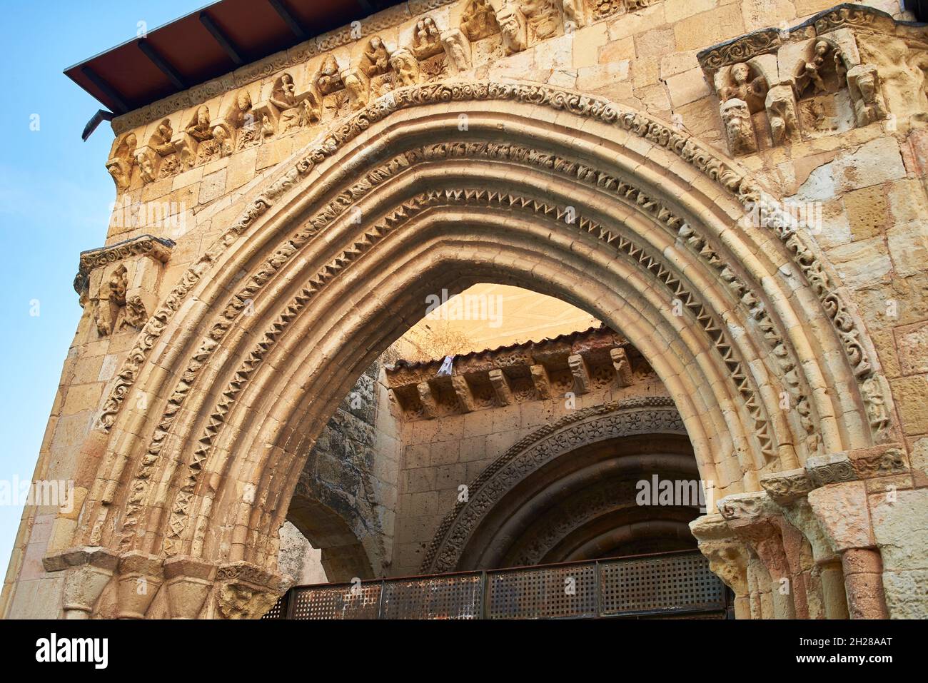 San Juan de los Caballeros church. Segovia, Castile and Leon, Spain. Stock Photo