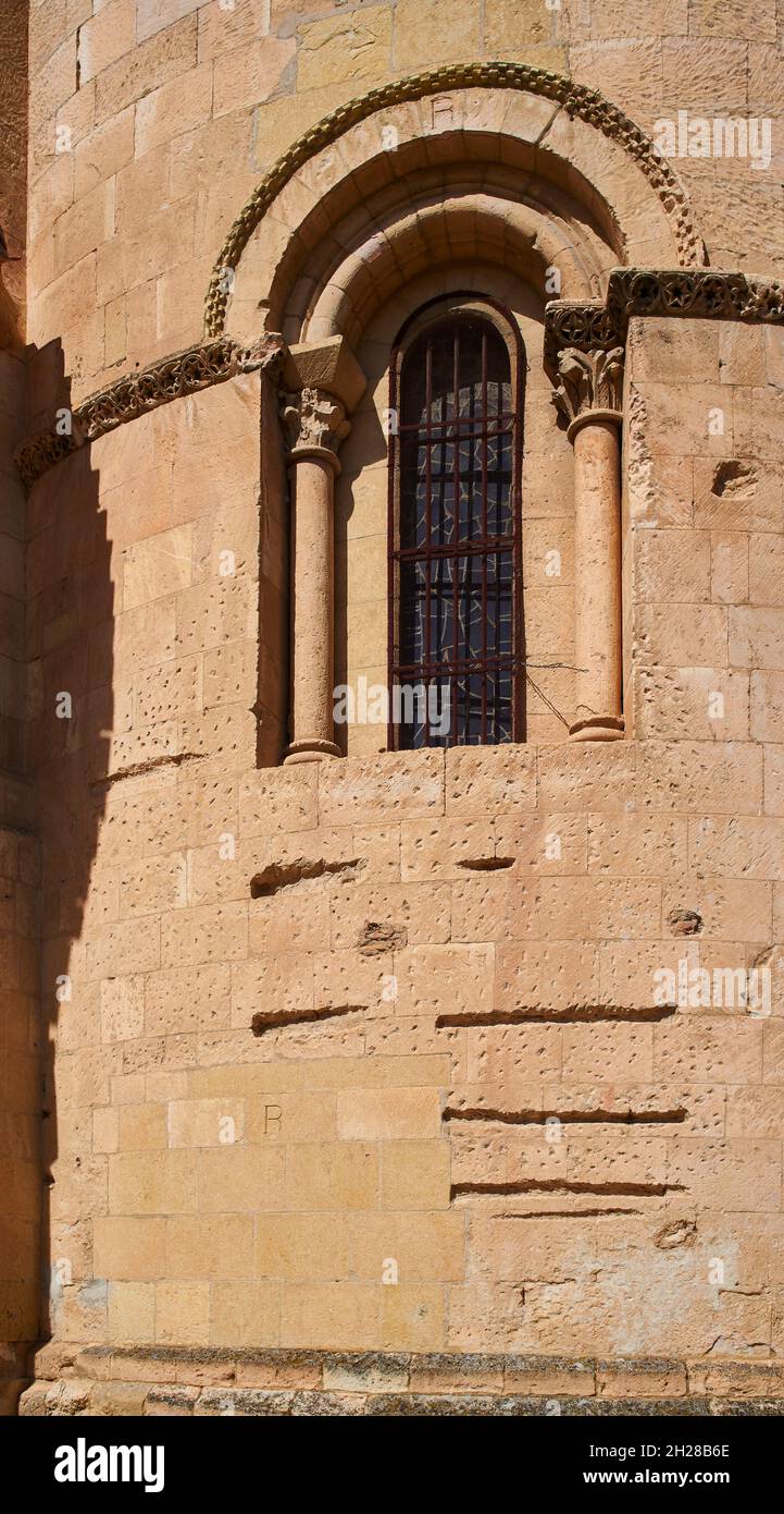 San Millan church. Segovia, Spain Stock Photo Alamy