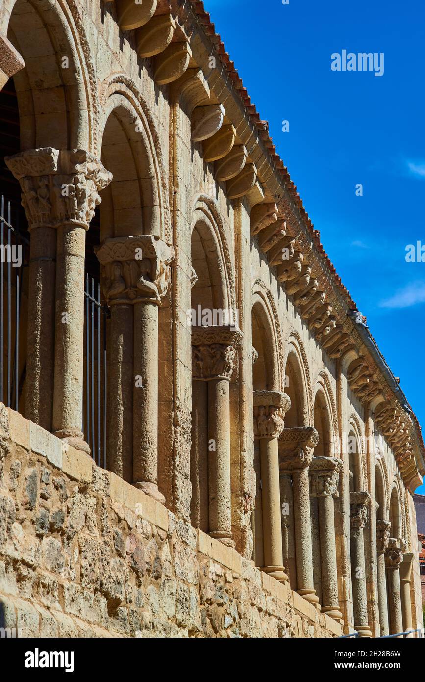 San Millan church. Segovia, Spain Stock Photo Alamy