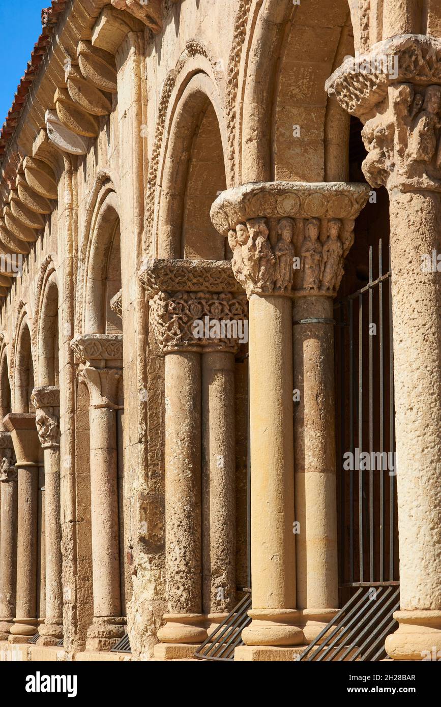 San Millan church. Segovia, Spain Stock Photo Alamy