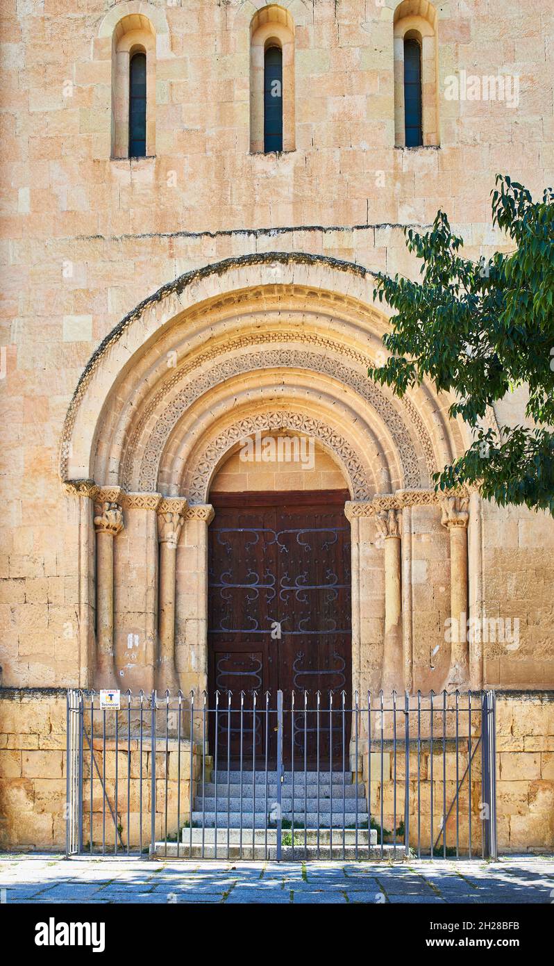 San Millan church. Segovia, Spain. Stock Photo