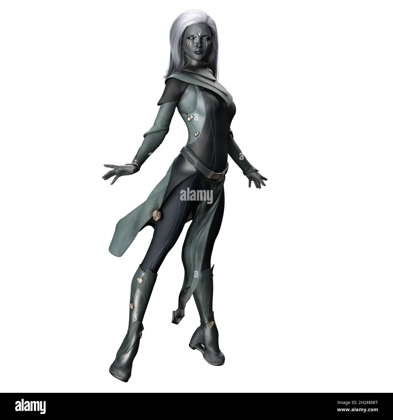 female alien design