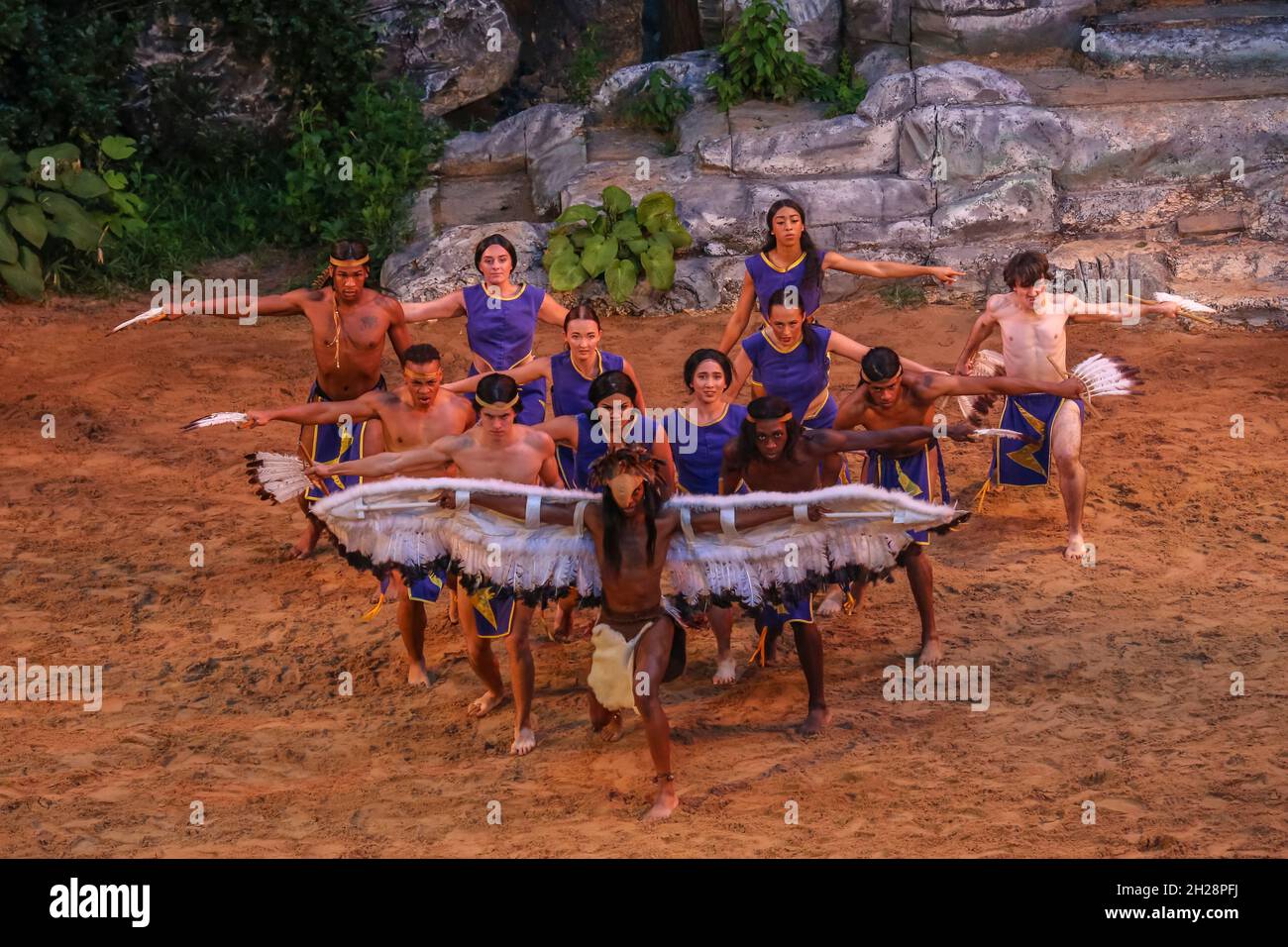 Unto these hills outdoor drama hires stock photography and images Alamy