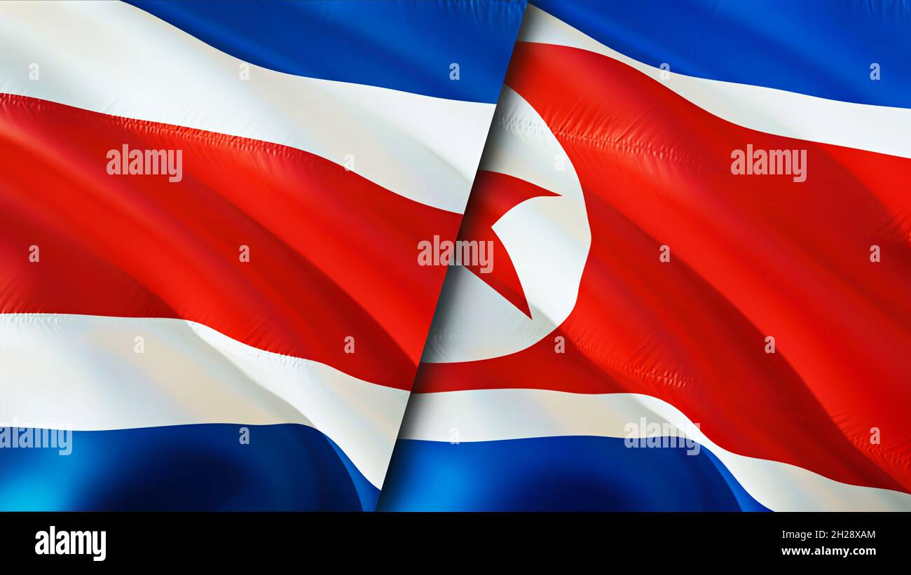 North korea costa rica flag hires stock photography and images Alamy