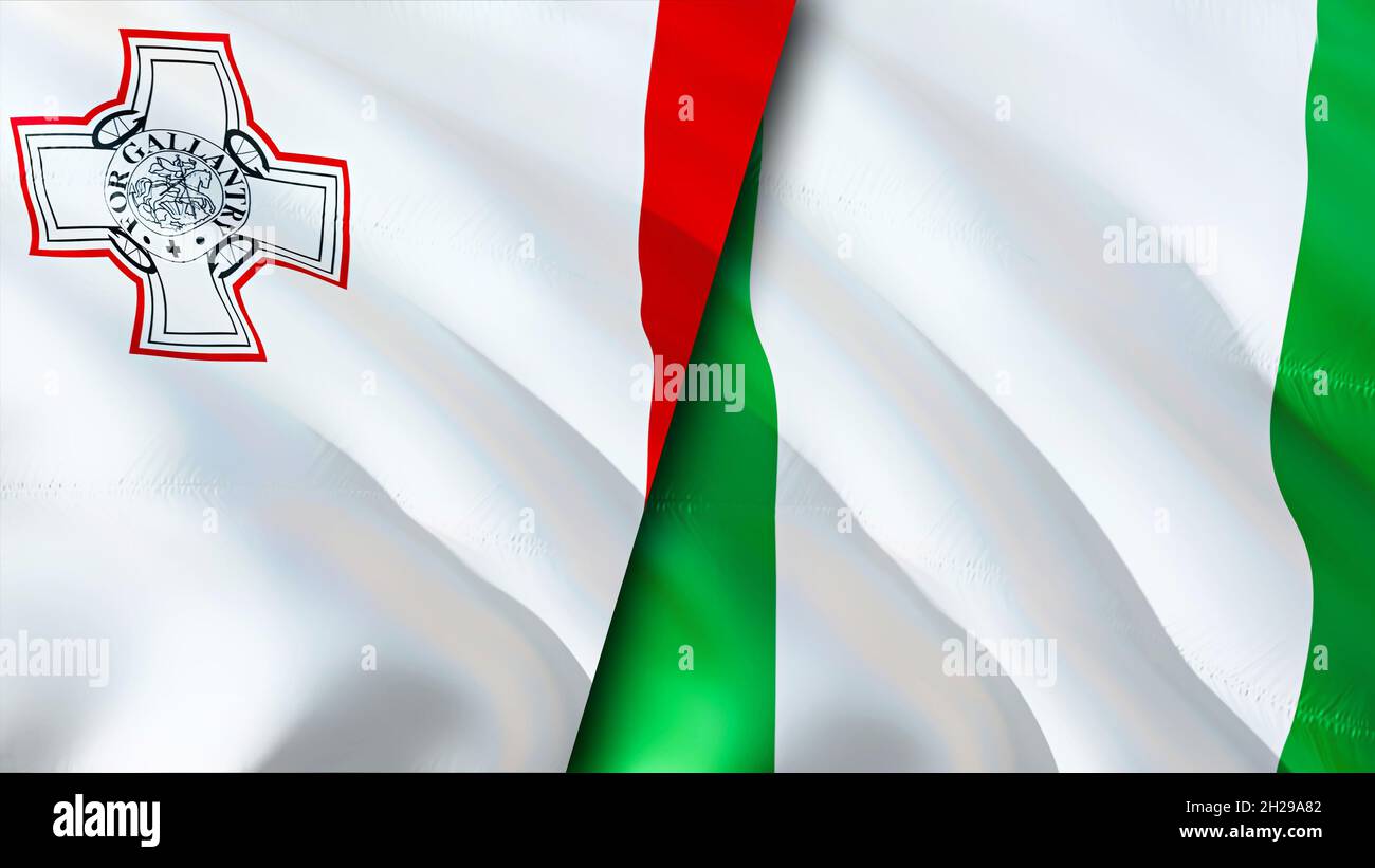 Nigeria malta flag hires stock photography and images Alamy