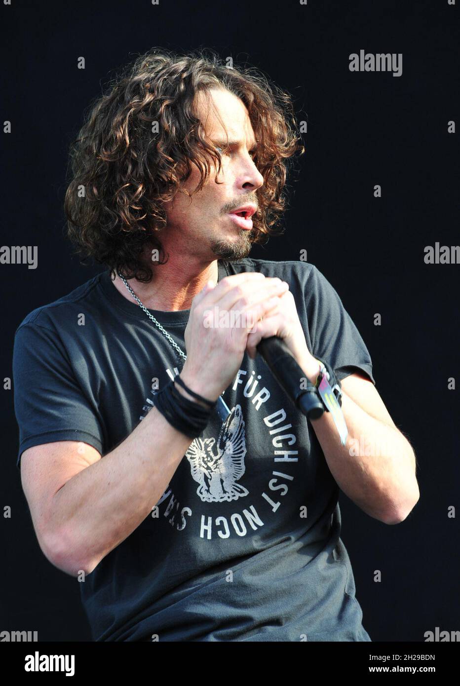 Chris Cornell live at Download Festival, Castle Donington, UK, 2009. Stock Photo