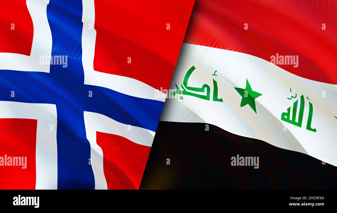 Norway And Iraq Flags 3D Waving Flag Design Norway Iraq Flag Picture norway-and-iraq-flags-3d-waving-flag-design-norway-iraq-flag-picture