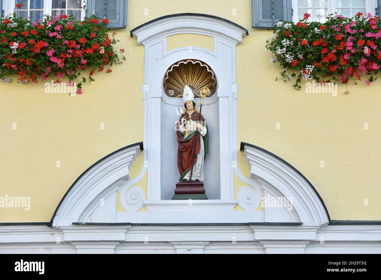 Sankt Wolfgang am Wolfgangsee, Bezirk Gmunden, Salzkammergut, Oberösterreich, Österreich, Europa - Sankt Wolfgang on Lake Wolfgangsee, Gmunden distric Stock Photo