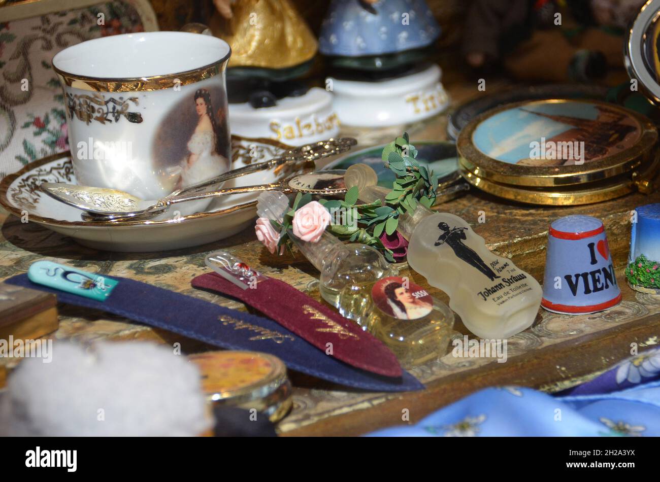Verschiedene Souvenirs aus Wien, Österreich, Europa - Various souvenirs