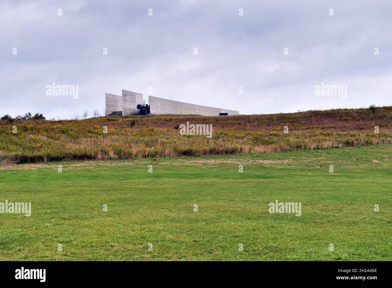 Shanksville, Pennsylvania, USA. The Visitor Center at the Flight 93 National Memorial. Stock Photo