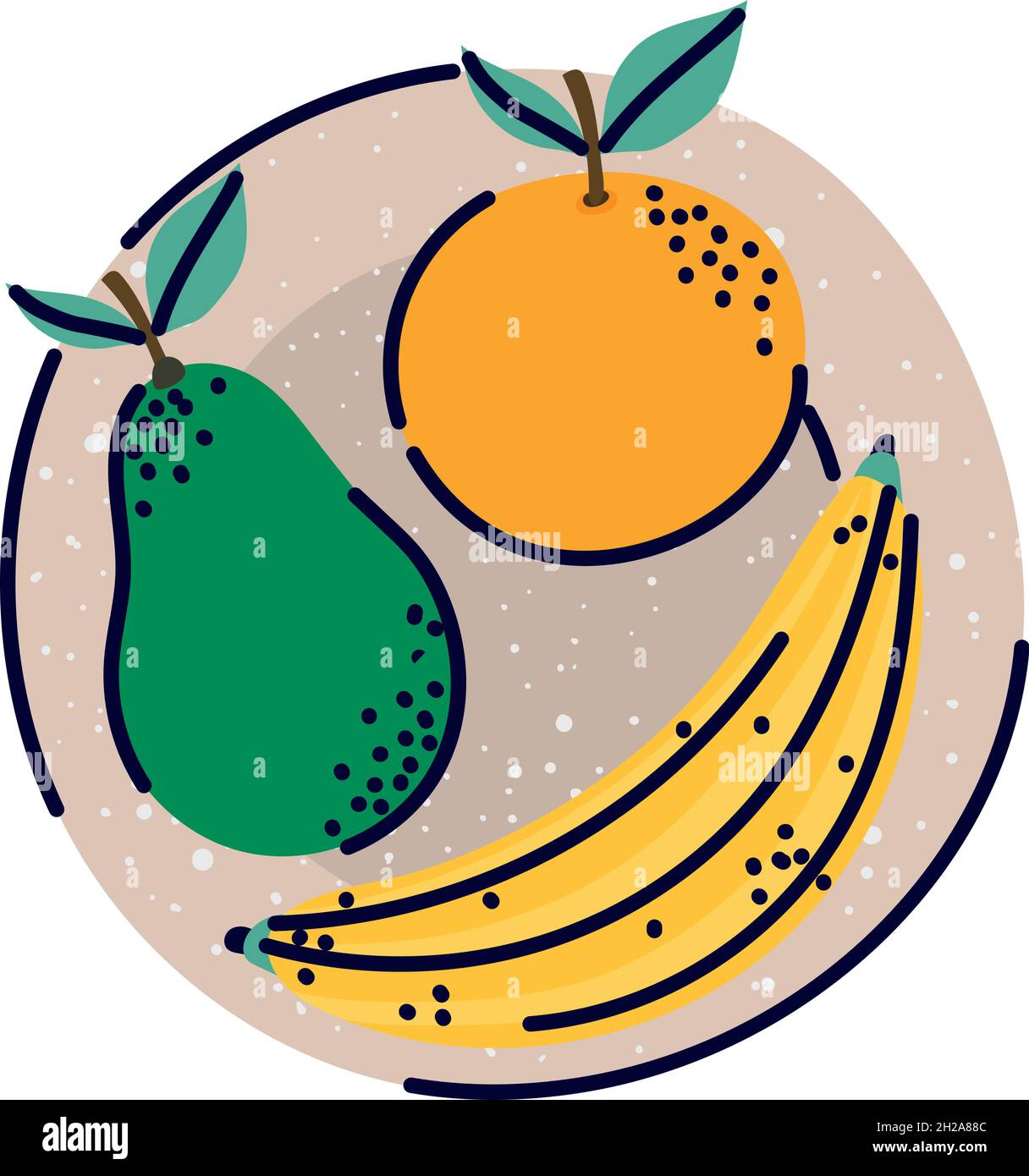 healthy breakfast illustration Stock Vector Image & Art - Alamy