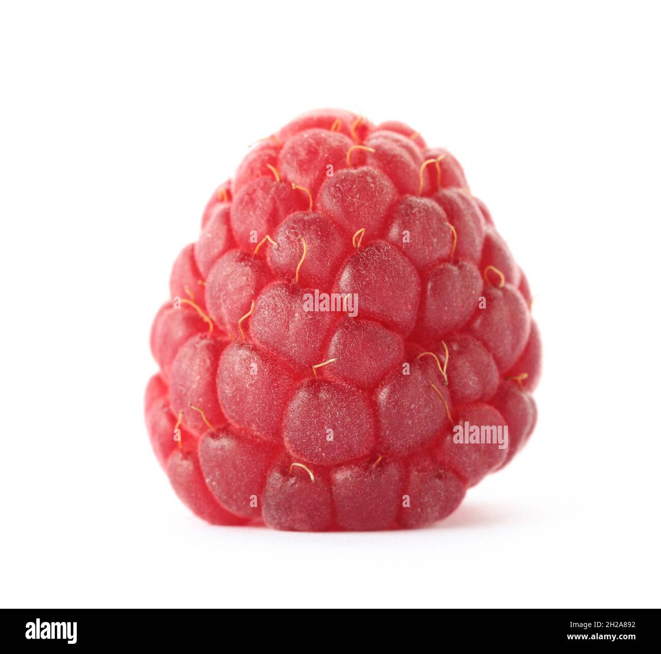 Delicious fresh ripe raspberry on white background Stock Photo - Alamy