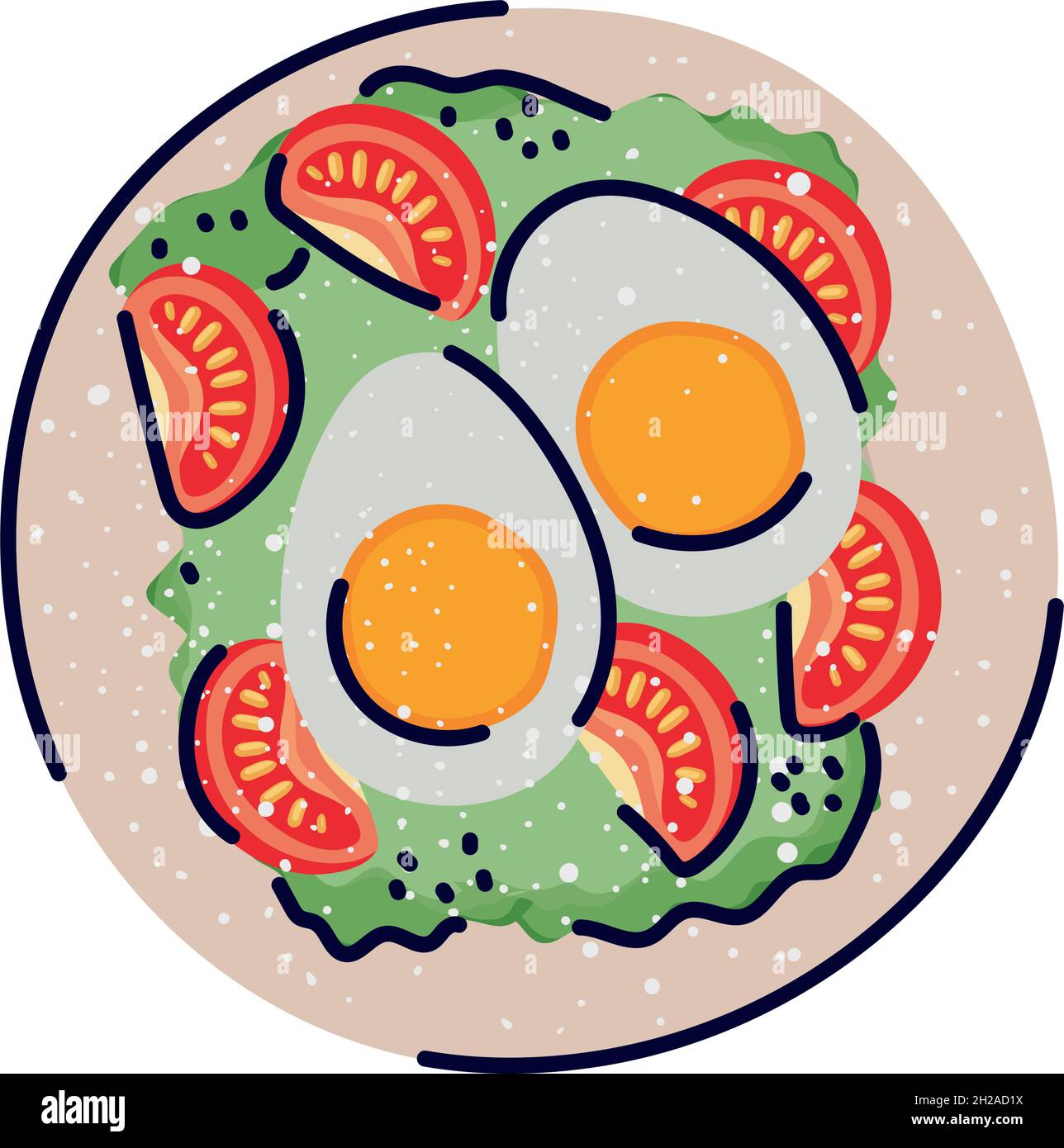 healthy breakfast design Stock Vector Image & Art - Alamy