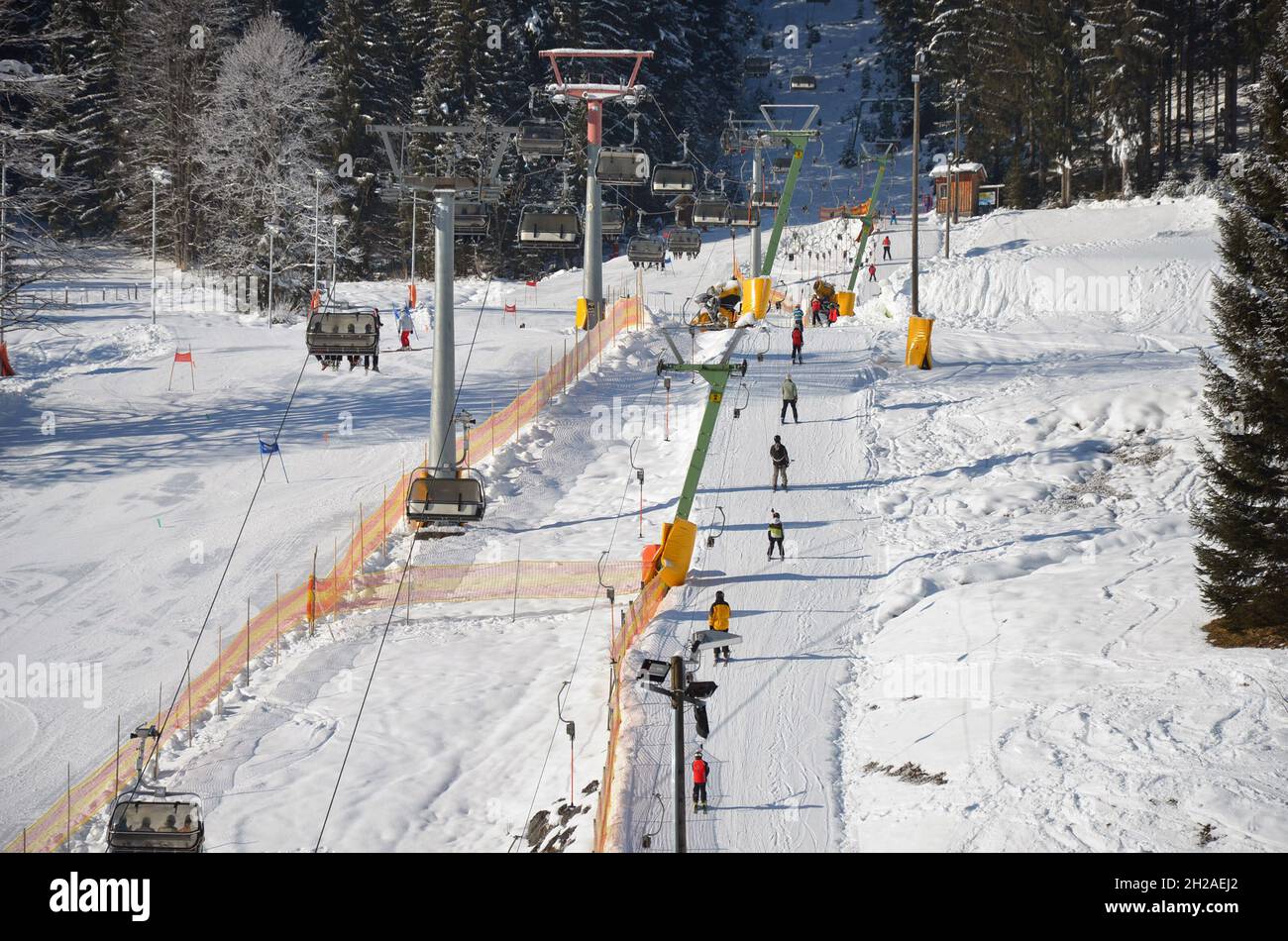 Wintersport in Österreich, Schigebiet Gosau (Salzkammergut, Bezirk