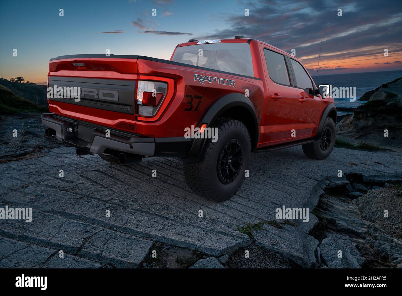 Ford F-150 Raptor - Most Extreme Production Truck On The Planet Stock Photo