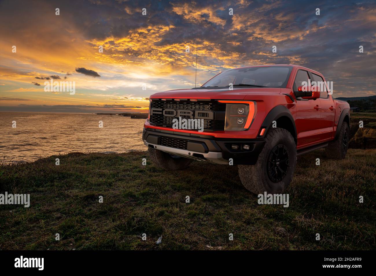 Ford F-150 Raptor - Most Extreme Production Truck On The Planet Stock Photo