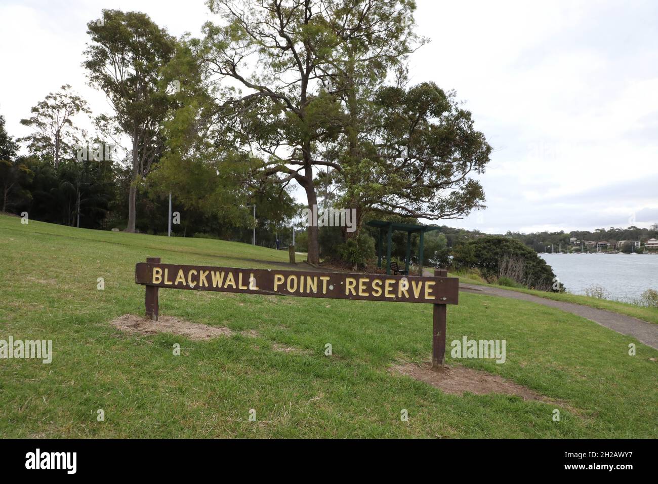 Blackwall Point Reserve, Chiswick, Sydney, NSW, Australia Stock Photo