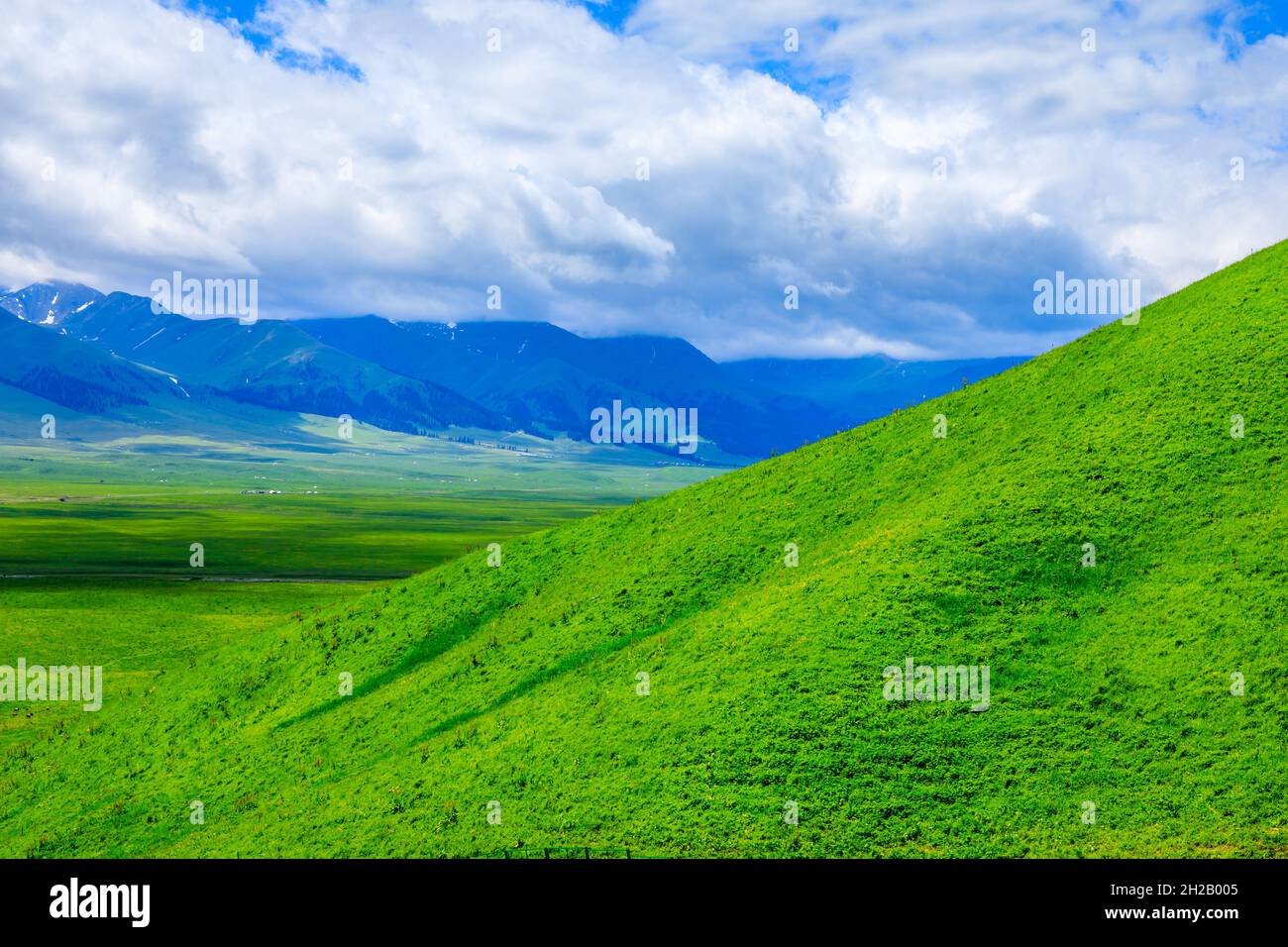 Nalati Grassland natural scenery in Xinjiang,China Stock Photo - Alamy
