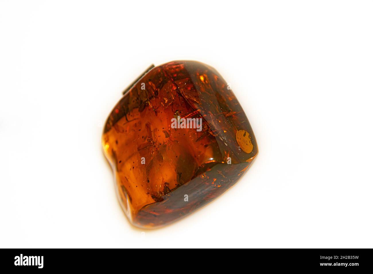 Amber unique piece from Mexico Stock Photo