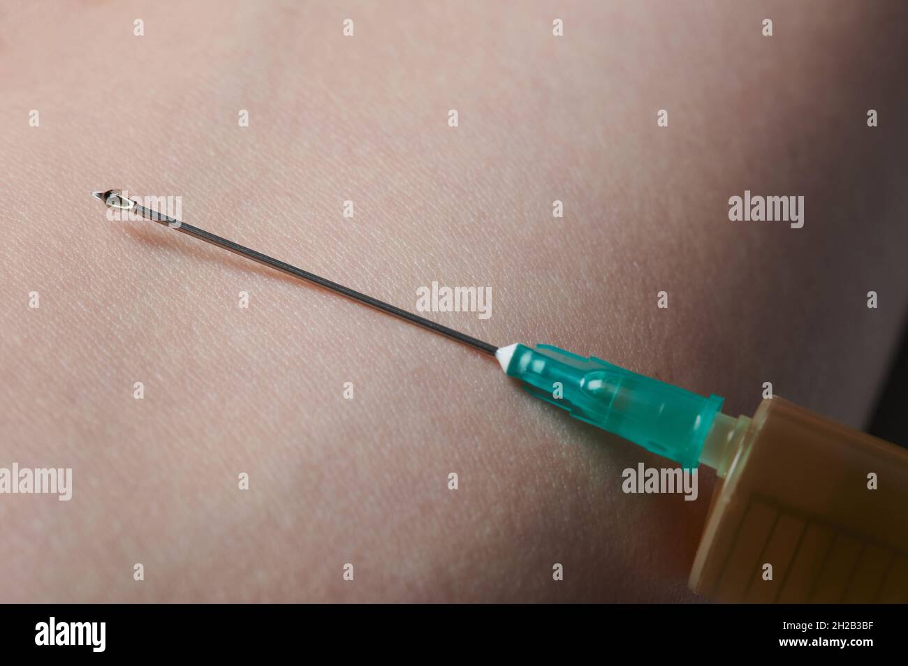 People Injection Injection for vaccine people from disease macro close up view Stock ...