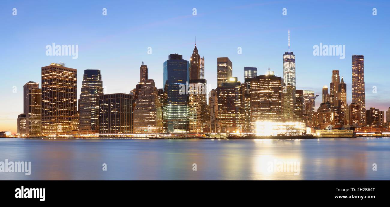 New york panorama hi-res stock photography and images - Alamy