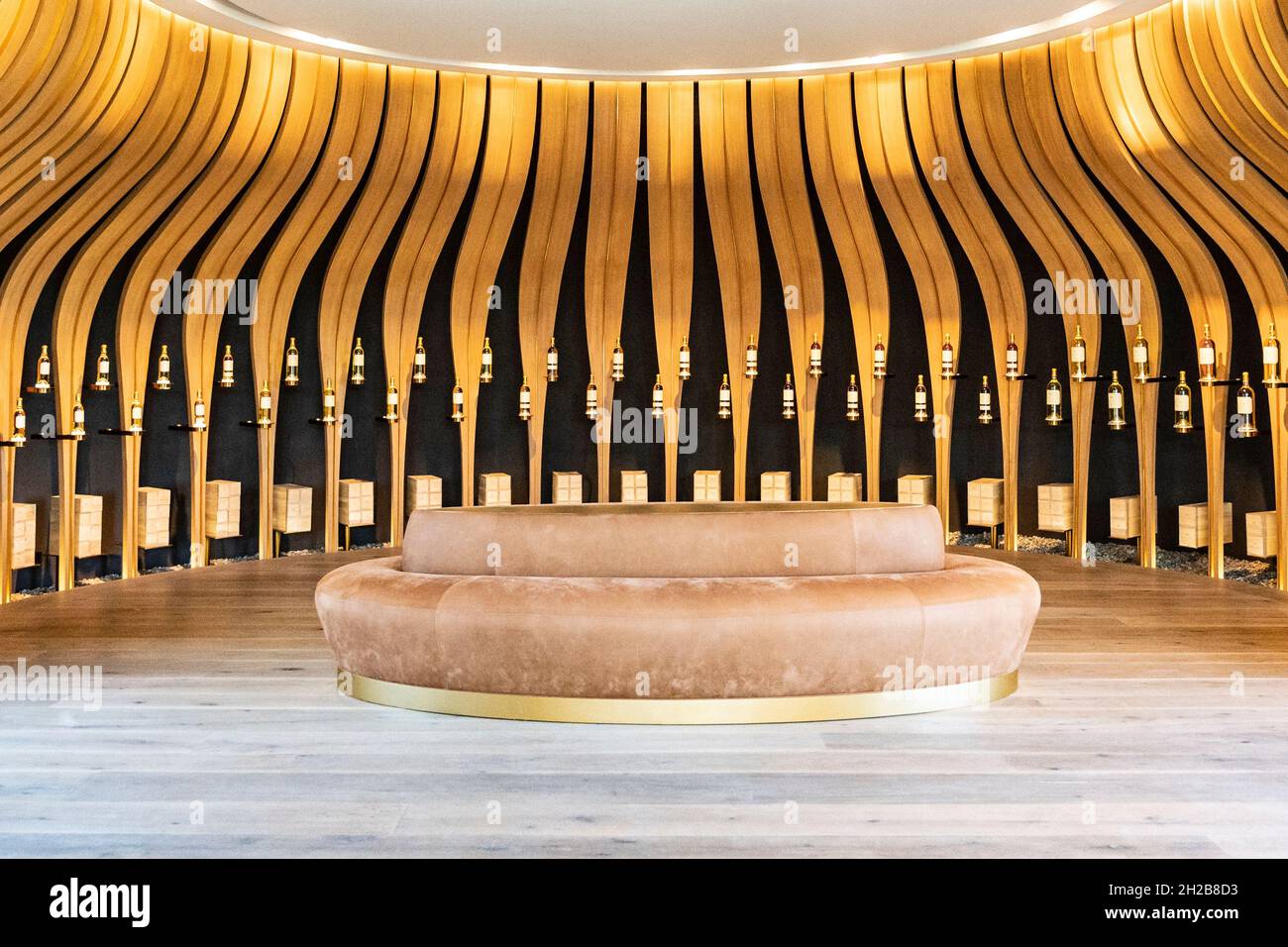 The cellar shop of Château d'Yquem, one of the world's most expensive