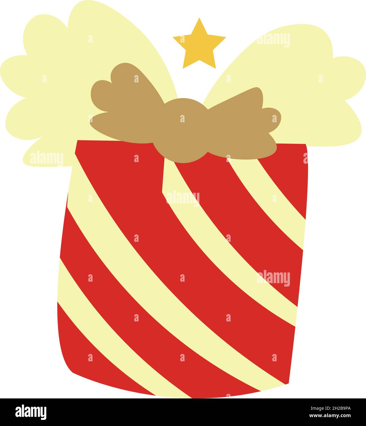 Merry Christmas design for print or use as poster, card, flyer or T Shirt Stock Vector