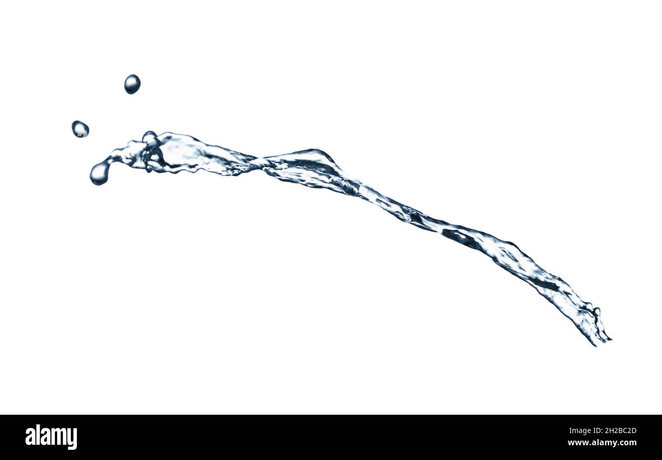 Abstract splash of water on white background Stock Photo - Alamy