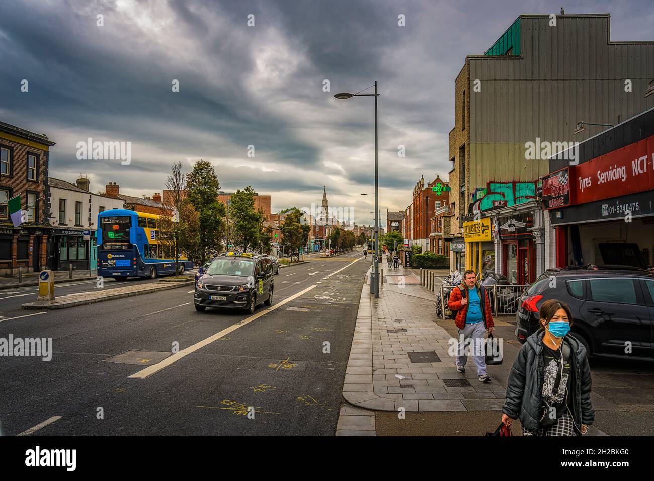 Dorset Street, central Dublin, Ireland Stock Photo Alamy