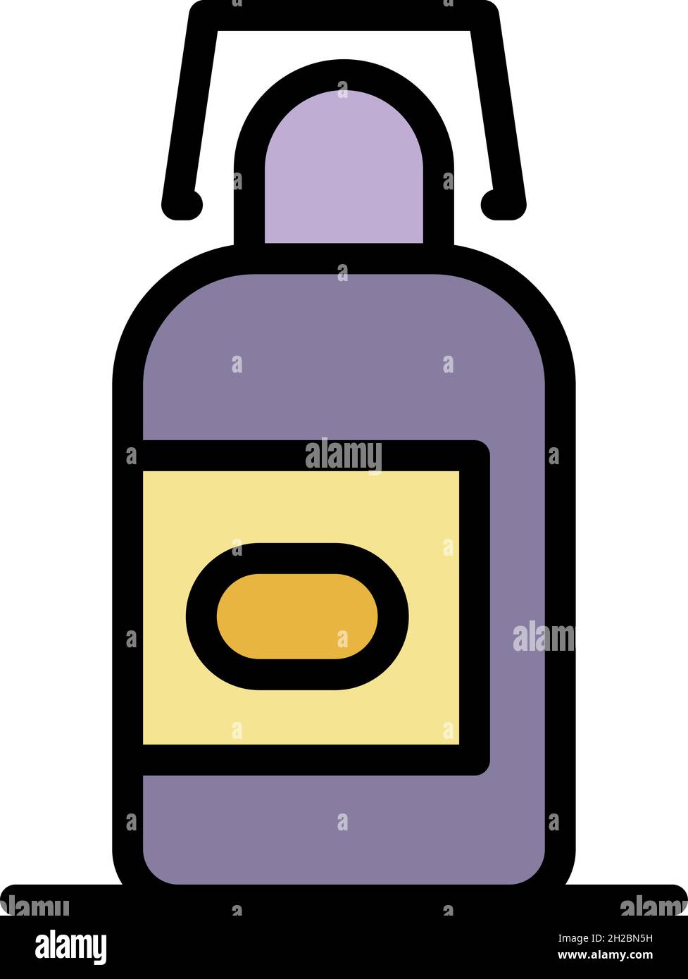 New medical syrup icon. Outline new medical syrup vector icon color ...
