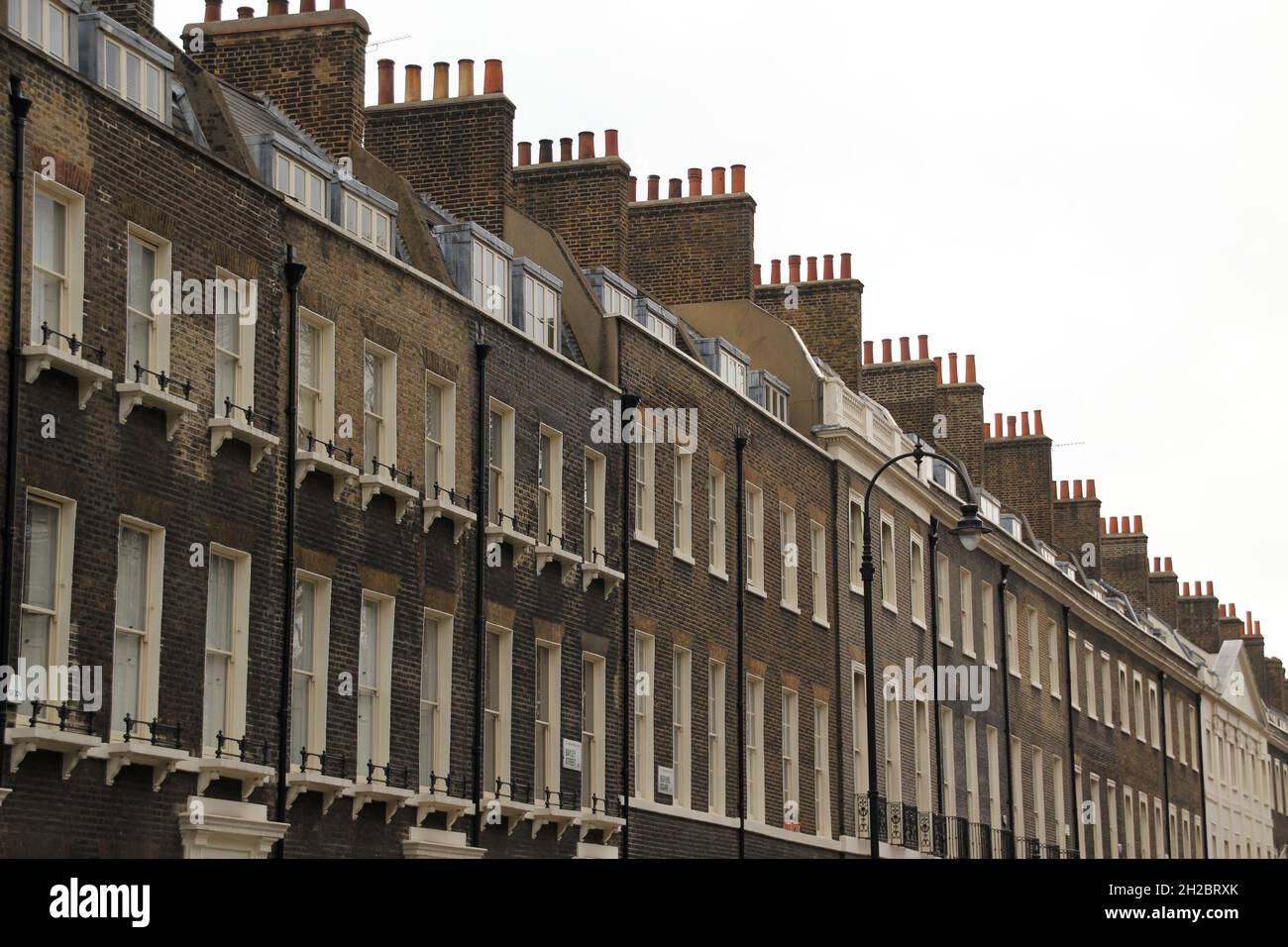 Shot of details of a residential building in UK Stock Photo - Alamy