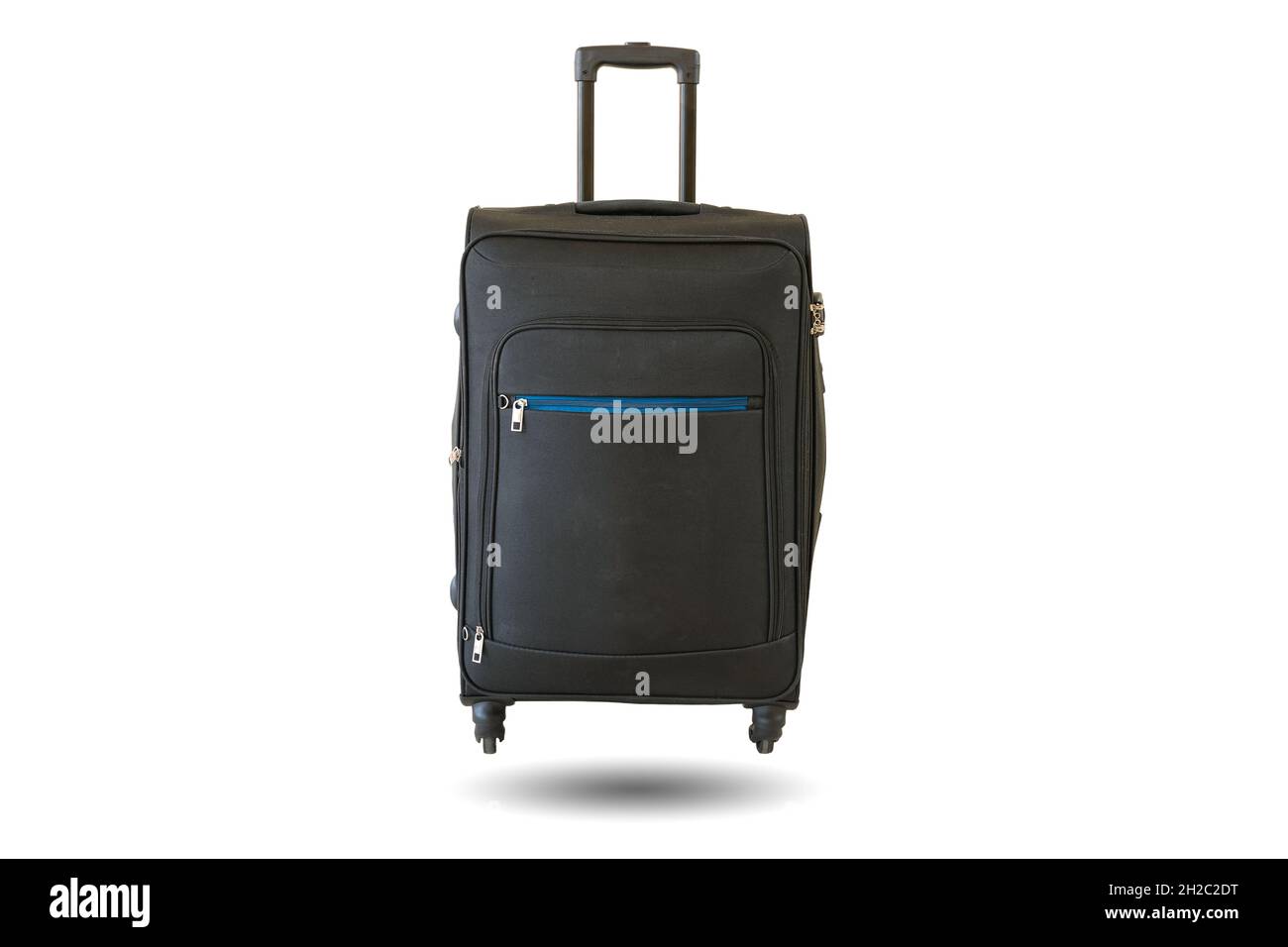 Black suitcase or luggage isolated on white background Stock Photo Alamy